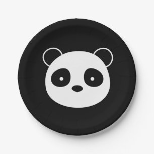 Panda Birthday Plates
