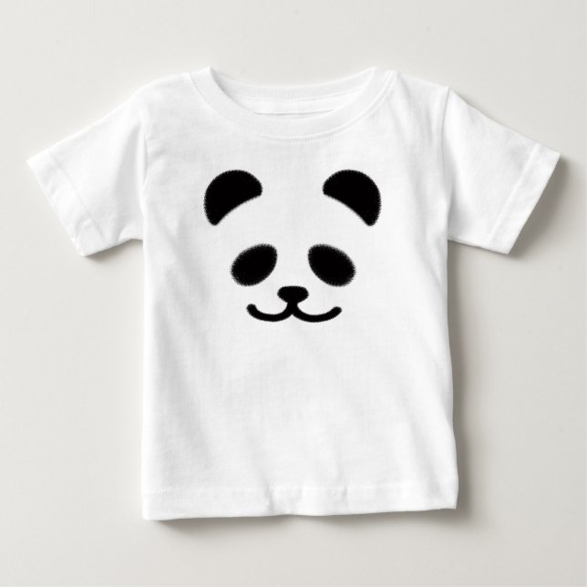 Panda Black Baby T-Shirt (Front)