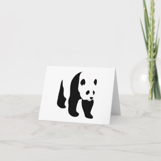 Panda Blank Note Card