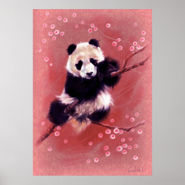 Panda Blossom Poster (Front)