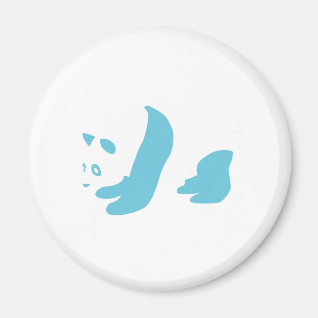 Panda (Blue) Magnet (Front)
