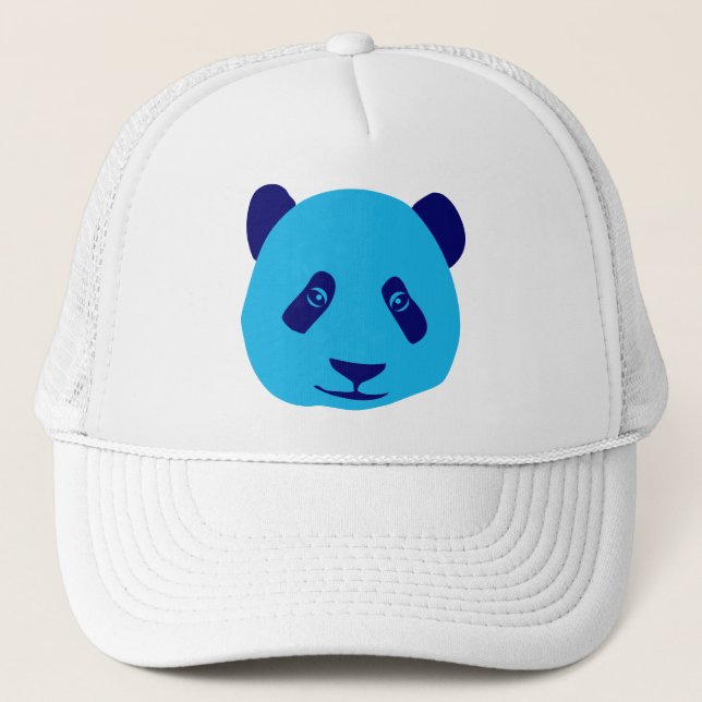 Panda Blue Trucker Hat (Front)