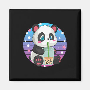 Panda Boba Tea Bubble Tea Anime Kawaii Neko  Magnet