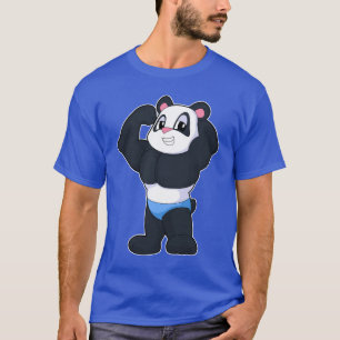 Panda Bodybuilder Bodybuilding Sports T-Shirt