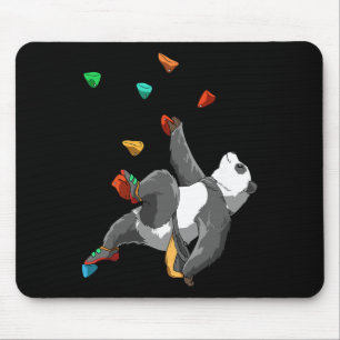 Panda - Bouldering And Rock Climbing Gift Mouse Pad