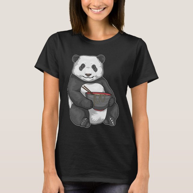 Panda Bowl Ramen T-Shirt (Front)