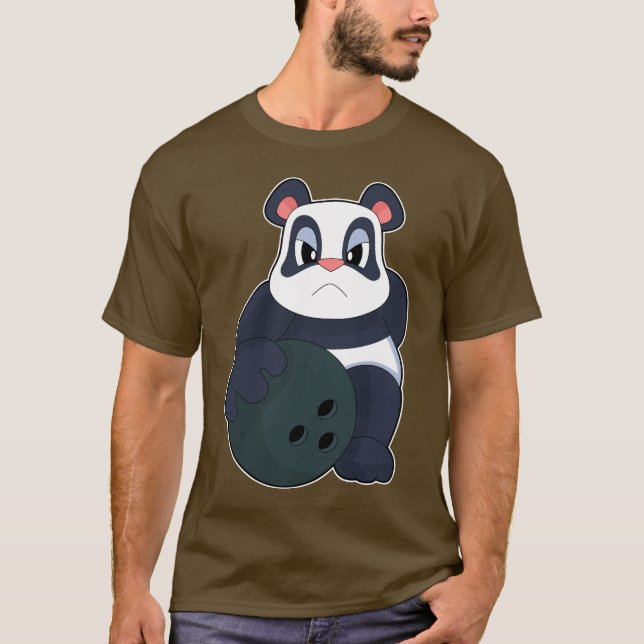 Panda Bowling Bowling ball T-Shirt (Front)