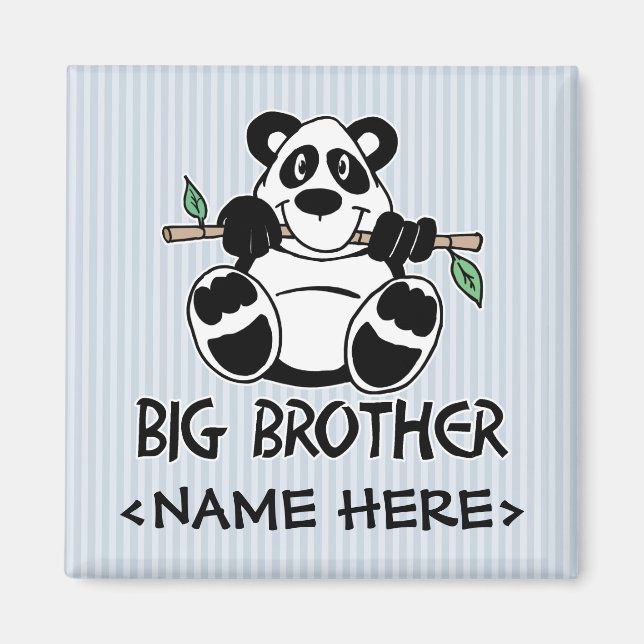 Panda Boy Big Brother Magnet (Front)