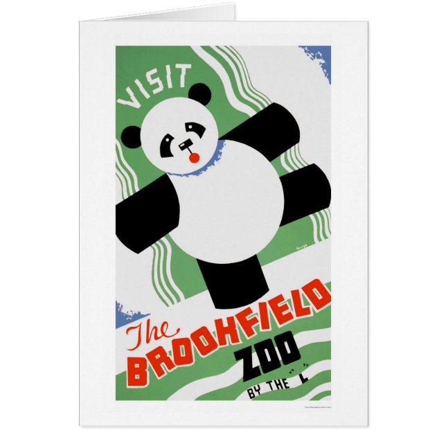 Panda Brookfield Zoo 1938 WPA (Front)