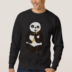 Panda Brushing Teeth Oral Hygienist Teeth Sweatshirt