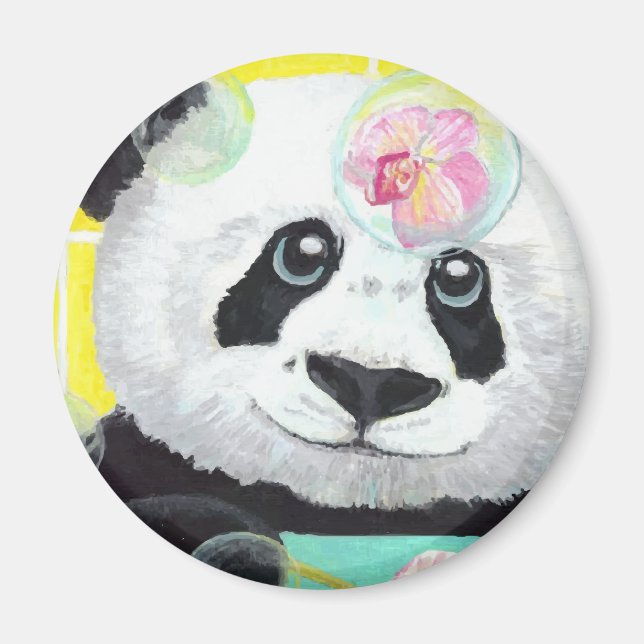 Panda Bubbles Magnet (Front)