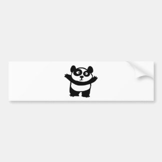 panda bumper sticker