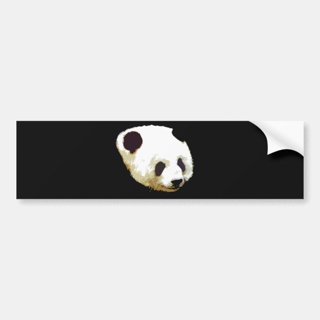 Panda Bumper Sticker (Front)