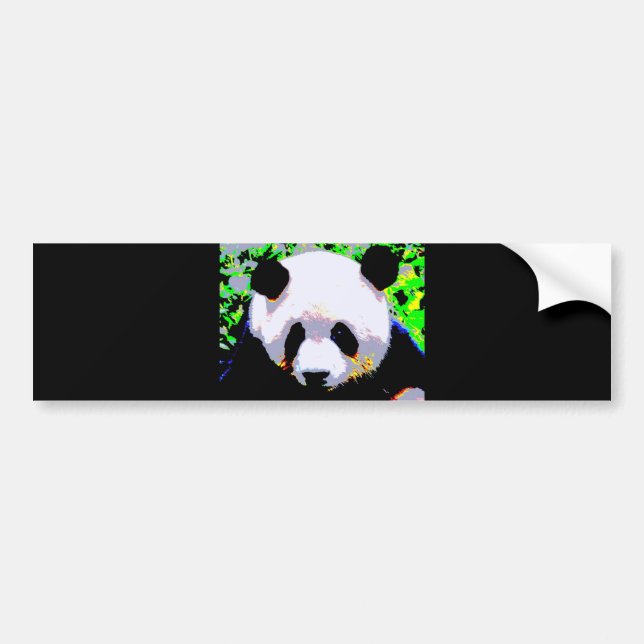 Panda Bumper Sticker (Front)