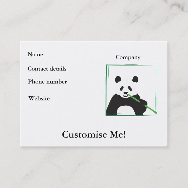 Panda - Business cards (Front)