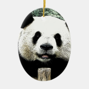 Panda Ceramic Ornament