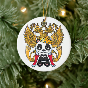 Panda Ceramic Ornament