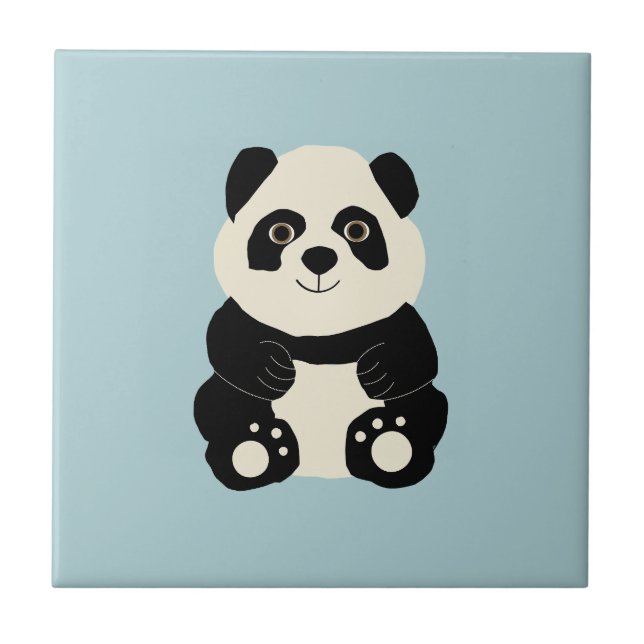 Panda Ceramic Tile (Front)