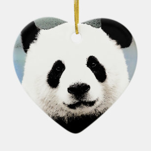 Panda Ceramic Tree Decoration