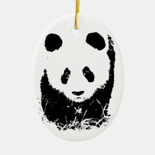 Panda Ceramic Tree Decoration