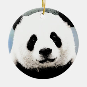 Panda Ceramic Tree Decoration