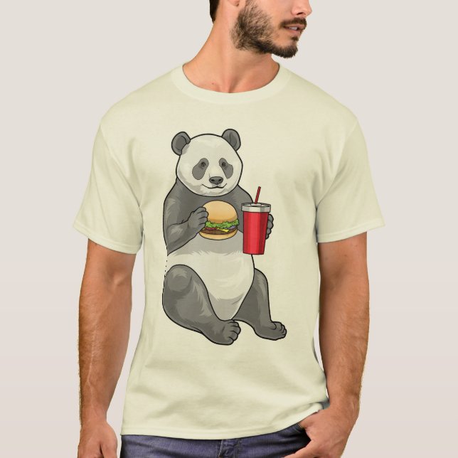 Panda Cheeseburger T-Shirt (Front)