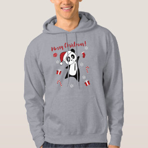 Panda Christmas Snow Winter Animals Pandas Hoodie