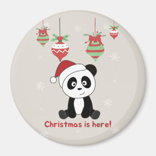 Panda Christmas Snow Winter Animals Pandas Magnet