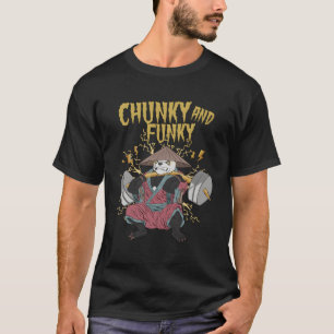 Panda Chunky But Funky Weightlifting Bodybuilding  T-Shirt