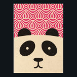 panda & circle pattern poster<br><div class="desc">panda & circle pattern poster</div>