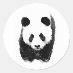 Panda Classic Round Sticker
