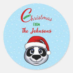 Panda Classic Round Sticker