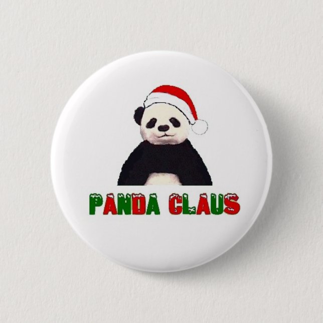 Panda Claus Button (Front)