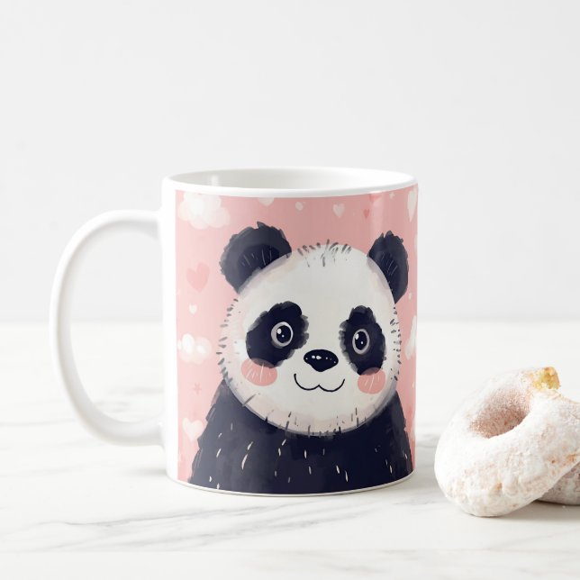 panda coffee mug (With Donut)