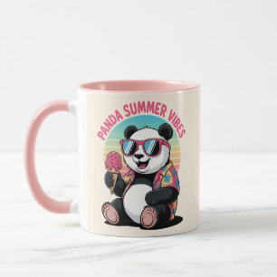 Panda Cool Summer Ice Children Mug