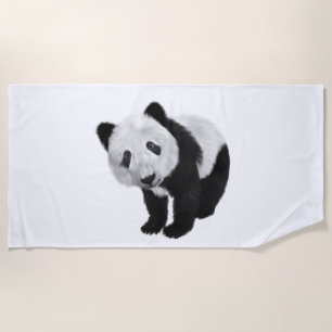 Panda Cub Beach Towel