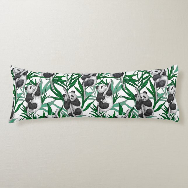 Panda cubs on body cushion (Front)