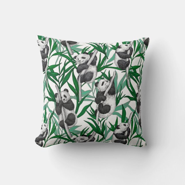 Panda cubs on cushion (Front)