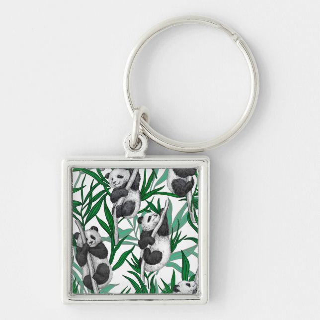 Panda cubs on key ring (Front)