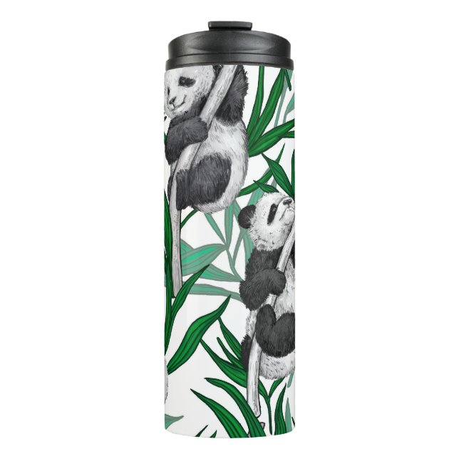 Panda cubs on thermal tumbler (Front)
