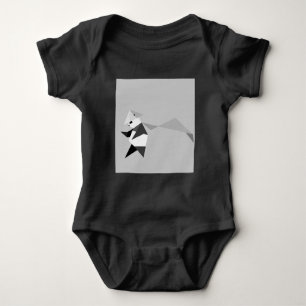 Panda Cute Design Baby Jersey Bodysuit