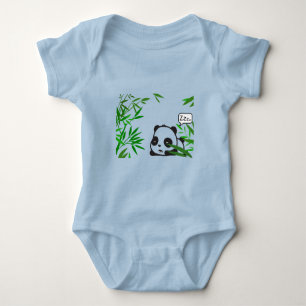 Panda Cute Design Baby Jersey Bodysuit