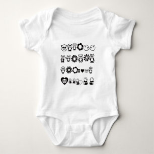 Panda Cute Design Baby Jersey Bodysuit