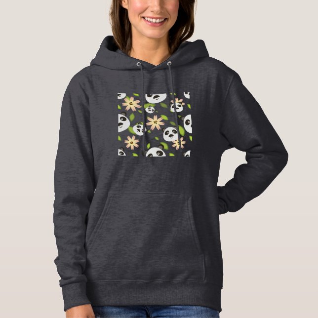 Panda cute Design  Hoodie (Front)