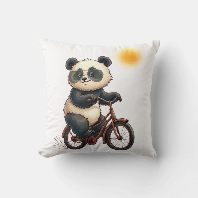 Panda cycling cushion (Front)