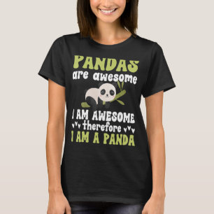 Panda Design For Men Women Boys Girls Panda Bear T-Shirt