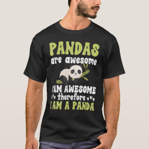 Panda Design For Men Women Boys Girls Panda Bear T-Shirt