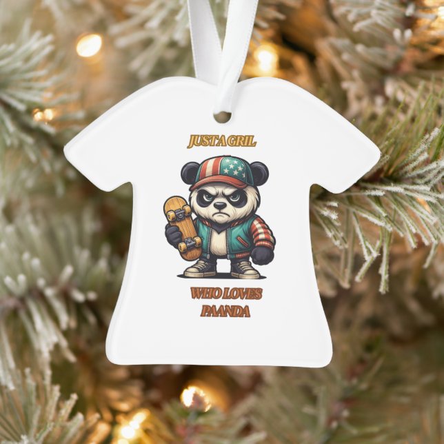 panda design ornament (Tree)