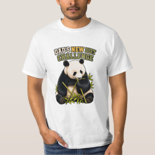 Panda Diet Challenge Father's Day Tee
