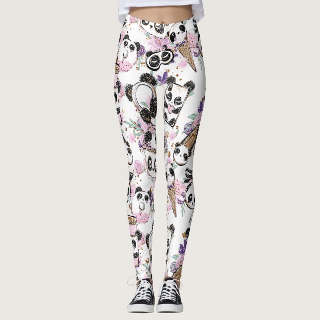 Panda Diva Leggings and Yoga Pant (Front)